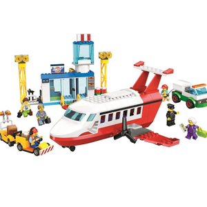 لگو سیتی فرودگاه هواپیما مسافربری 322 قطعه مدل CITIES 11615_اسباب بازی